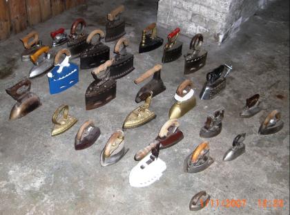 Alt Bügeleisensammlung