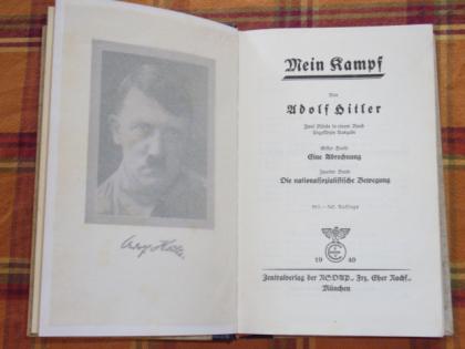 Adolf Hitler Mein Kampf Original