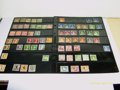 65 Schweizer Briefmarken 1882 - 1921