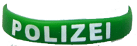 Silikon-Armband Motiv Polizei -10 mm breit NEUOVP