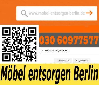 Möbel entsorgen Berlin Schrank Sessel Sofa Matratze Bett Tisch.