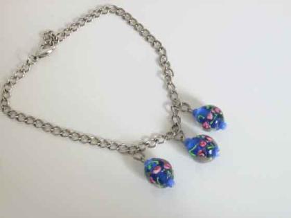Trendy Fusskette Flowerpower