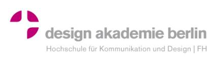 Design akademie berlin braucht Helfershände Praktikum im Bereich Public Relatio