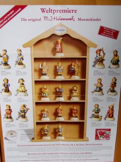 Hummel Monatskinder 12 tlg. passendes Regal