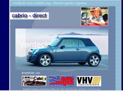 Verdeck BMW Mini cooper