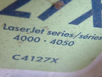 Gebrauchte Toner für HP und andere Laserdrucker für 1 00