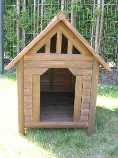 Hundehütte aus Zedernholz NEU