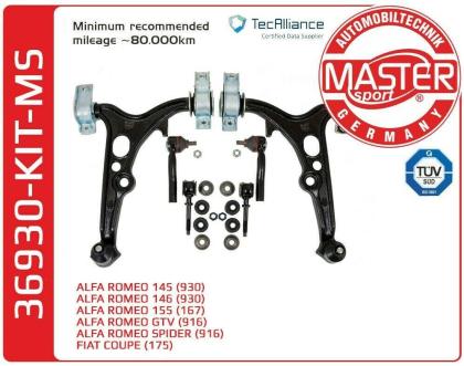 QUERLENKER SATZ ALFA ROMEO 155 167 145 930 146 930 GTV 916 SPIDER 6-T