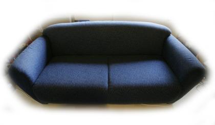 Biete gute Couch an blau