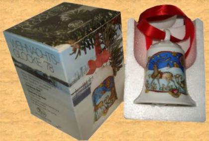Hutschenreuther Weihnachtsglocke 1. Ausgabe 1978