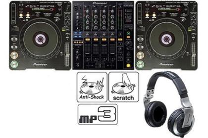 Pioneer CDJ 1000 MK3 X2 DJM-800 Bundel Met