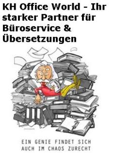 KH Office World Ihr starker Partner für Büroservice Übersetzungen