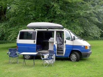Vermiete VW T4 Bully mit Campingausstattung 55Euro/ Tag