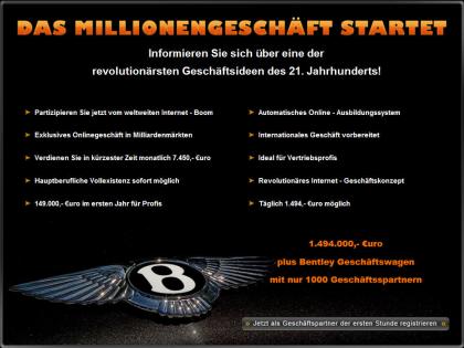 Das Millionengeschäft - Jetzt kostenlos registrieren