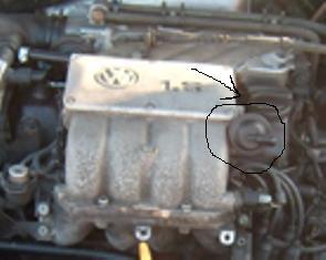 Golf 3 1. 6 74 Kw Unterdruckdose Schaltsaugrohr/Ansaugbrücke