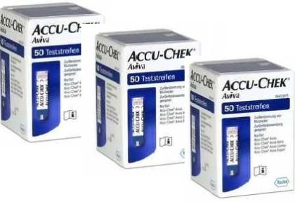 3 x 50 150 Stück Accu-Check Aviva Blutzucker Teststreifen