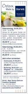 Ostern Ostermontag 09. 04. 2022 - XXL Spezialfrühstück im Dorint Frankfurt