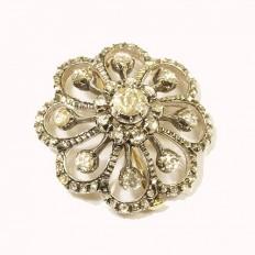 Goldschmuck Antik Gold Brosche mit Diamanten Goldschmuck-Juwelier online
