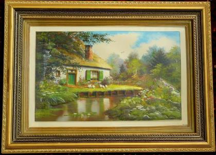 Collage hinter Glas 60x44 B060