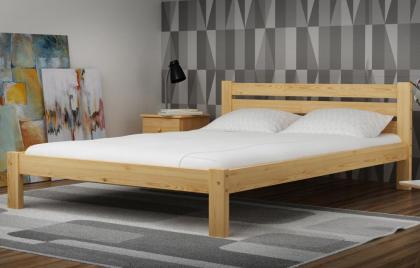 Bett Massivholzbett Doppelbett Gästebett Bettrahmen 140x200 Lattenrost Vollholz