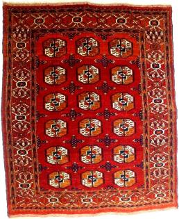 Orientteppich Herdteppich Tekke antik T078