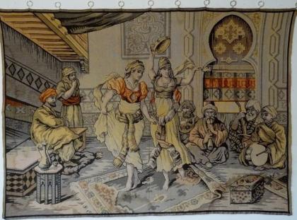 Gobelin Bildteppich antik groß G013
