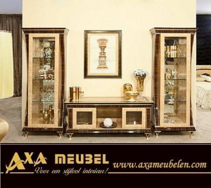 Klassische Italienische Hochglanz Wohnzimmer AXA Möbeln