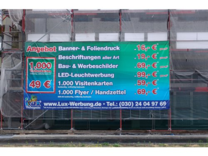 Super gute Immobilien Makler Schild Bannerangebote Bauschilder Anhängerwerbu