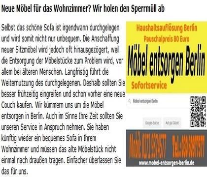 Kurzfristig günstig www. mobel-entsorgen-berlin. de