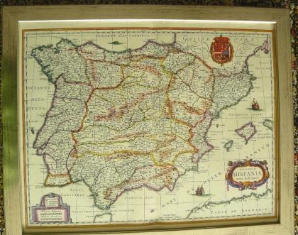 Iberische Halbinsel Grafik alt Nr. B094