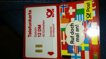 Erste Telefonkarte Deutschland