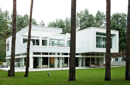 Exklusive Architektenvilla mit großem Grundstück in der Hauptstadt Litauens