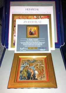 HEINRICH PORZELLAN - Villeroy Boch - 9 Taufe Christi - 1993
