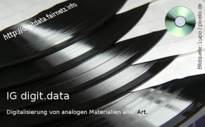 Schallplatten Musikkassetten Fotos . wir digitalisieren.