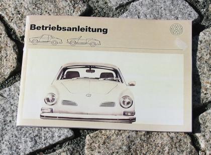 Betriebsanleitung VW Karmann Ghia 1600 / 1972