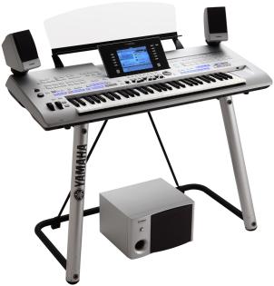 Yamaha Tyros 4 inkl. Boxensystem Apex Ständer mit viel Zubehör