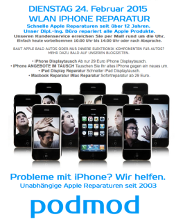 Ab 29 Euro Express iPhone Reparatur iPhone WLAN Reparatur iPad Displaybruch