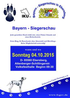 Rasse und Mischlings- Hundeschau Ebersberg 2022 CACIB