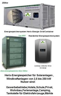 Energiespeicher unser Powerpack für Solar und Windkraft Hause und Gewerbe ab 2 5