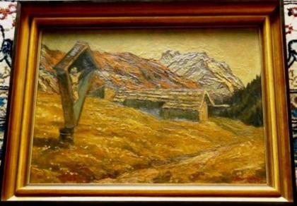 Ölgemälde Rudolf Hünerkopf geb. 1914 B008