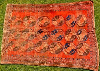 Orientteppich Ersari-Beschir 18/ 19Jhdt. T083