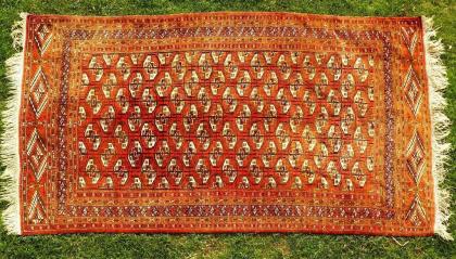 Orientteppich Tekke Turkestan antik T089