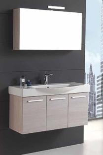 Modernes Badmöbel Manhatten mit Spiegelschrank