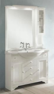 Badezimmermöbel im Landhausdesign Weiß Decap