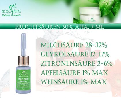 BIOCOSMETICS Peelings Masken Öle Säure Lehmarten Cremes.