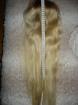 T-Part Lace Wig ECHTHAARPerücke Hellblond 613 dunkles Rooting Makel