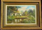 3D Materialbild-Bild hinter Glas B060