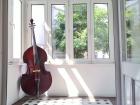 Philharmonischer Sachse 4/4 Kontrabass 115 Jahre sehr ausgewogen und wohl klingend durch Fra
