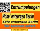 Berlin Sofa Entrümpelung pauschal 80 Euro T. 03060977577 Entrümpelungen