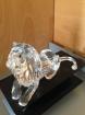 SWAROVSKI TIER FIGUR Löwe Jahresfigur 1995 mit Sockel selten noch zu bekommen